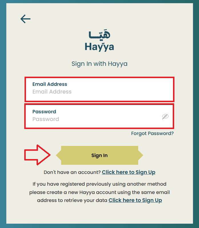 Hayya Login