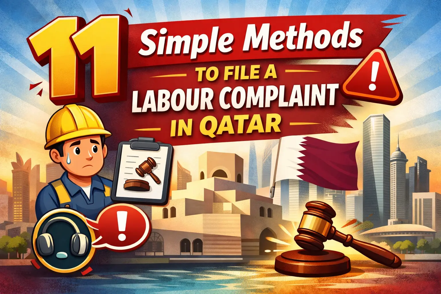 11 Simple Methods to File a Labour Complaint in Qatar
