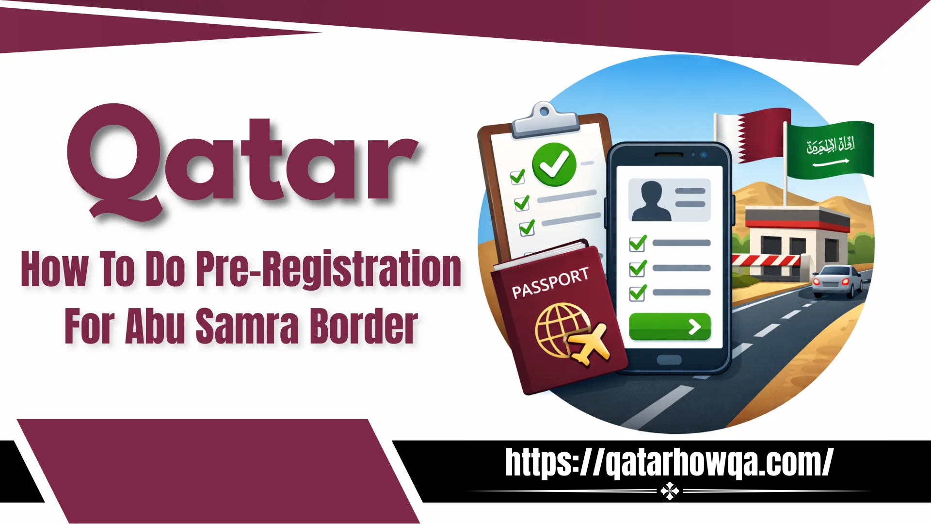 How To Do Pre-Registration For Abu Samra Border