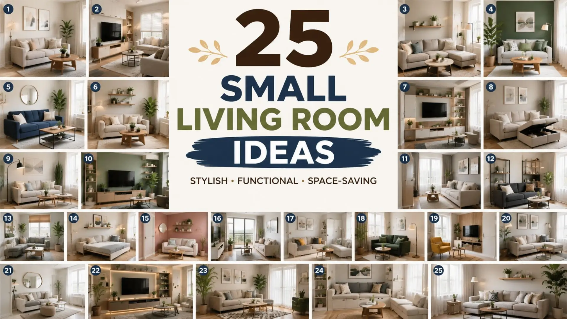 25 Small Living Room Ideas