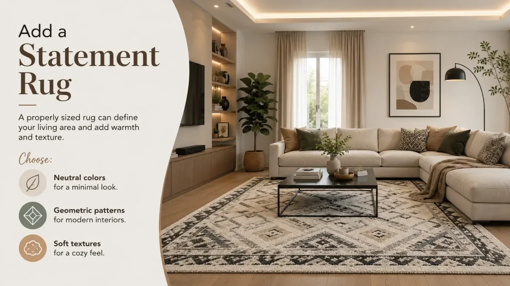 Add a Statement Rug