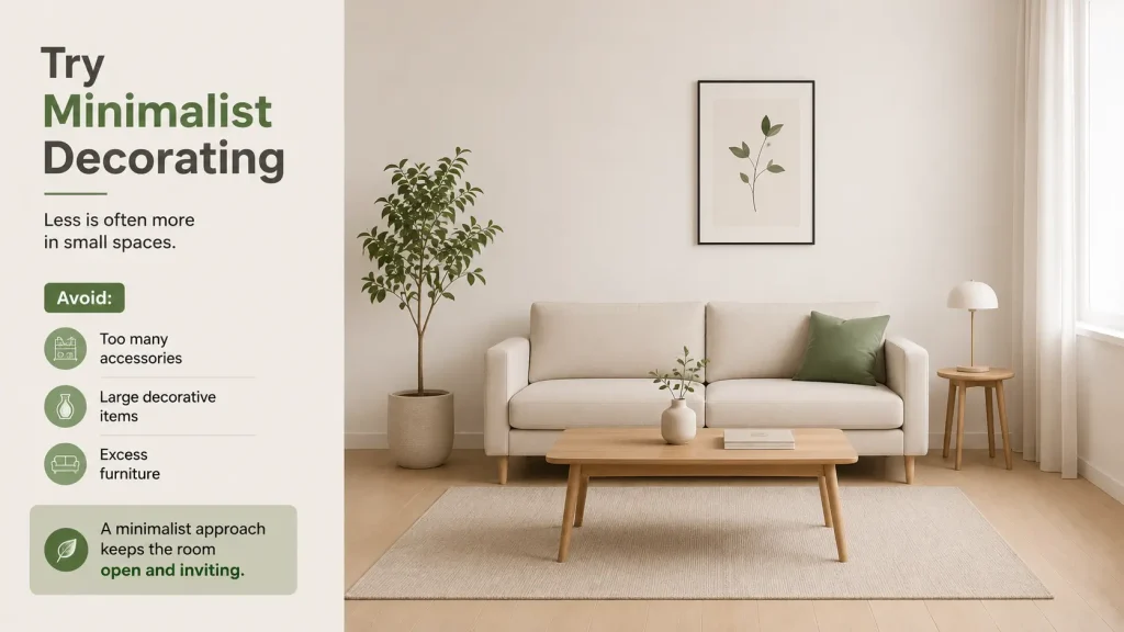 Try Minimalist Decorating