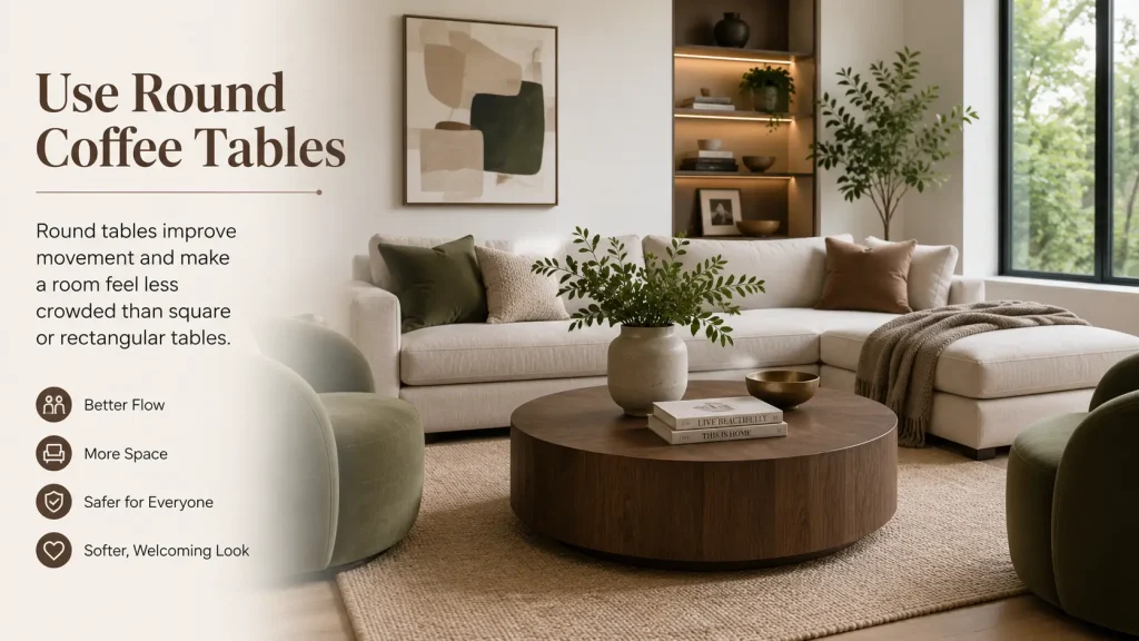 Use Round Coffee Tables