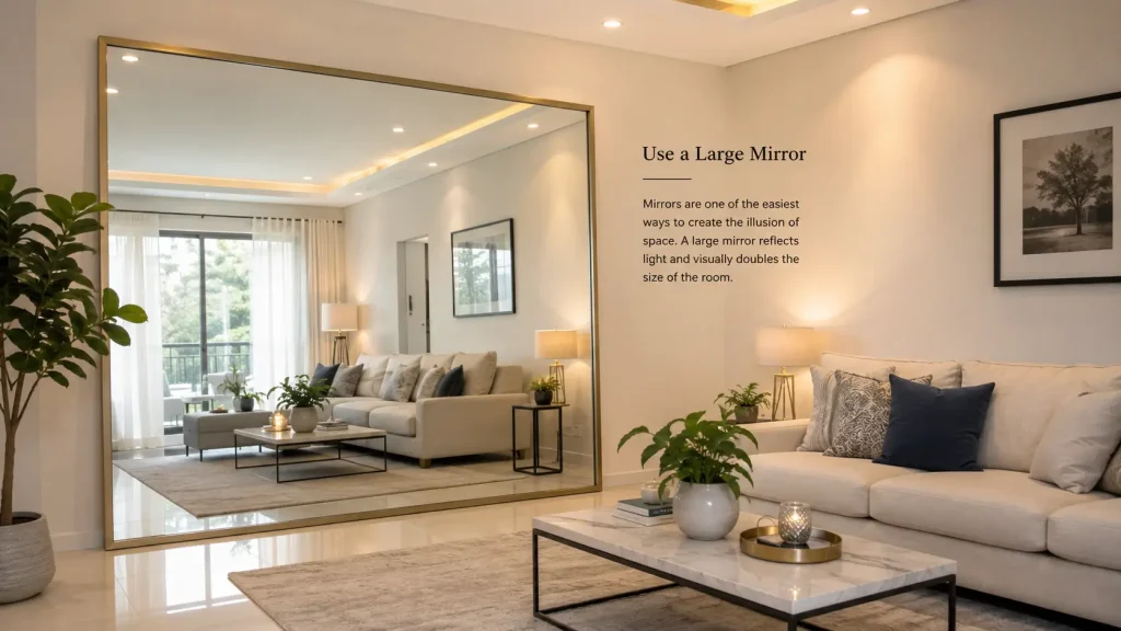 Use a Large Mirror